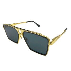 Louis Vuitton Sunglasses 1.1 Evidence Square Eyewear Accessories Gold Black
